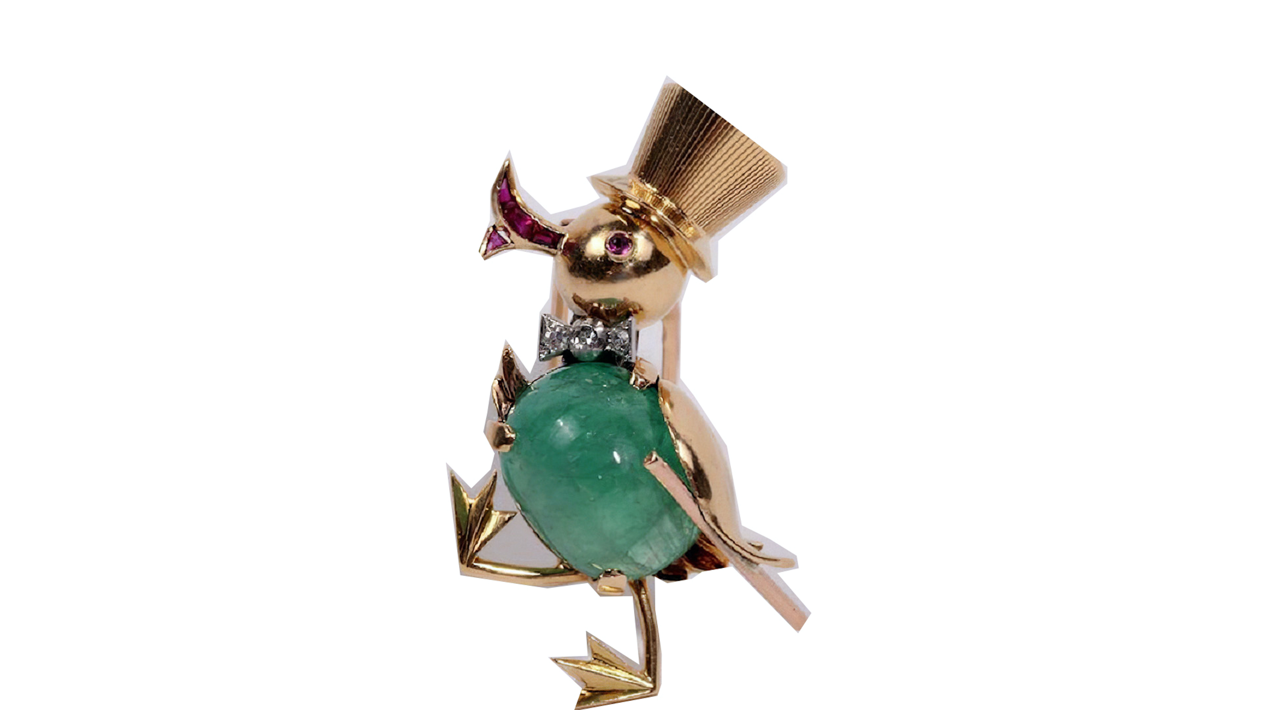 Broche-canard-et-sa-canne