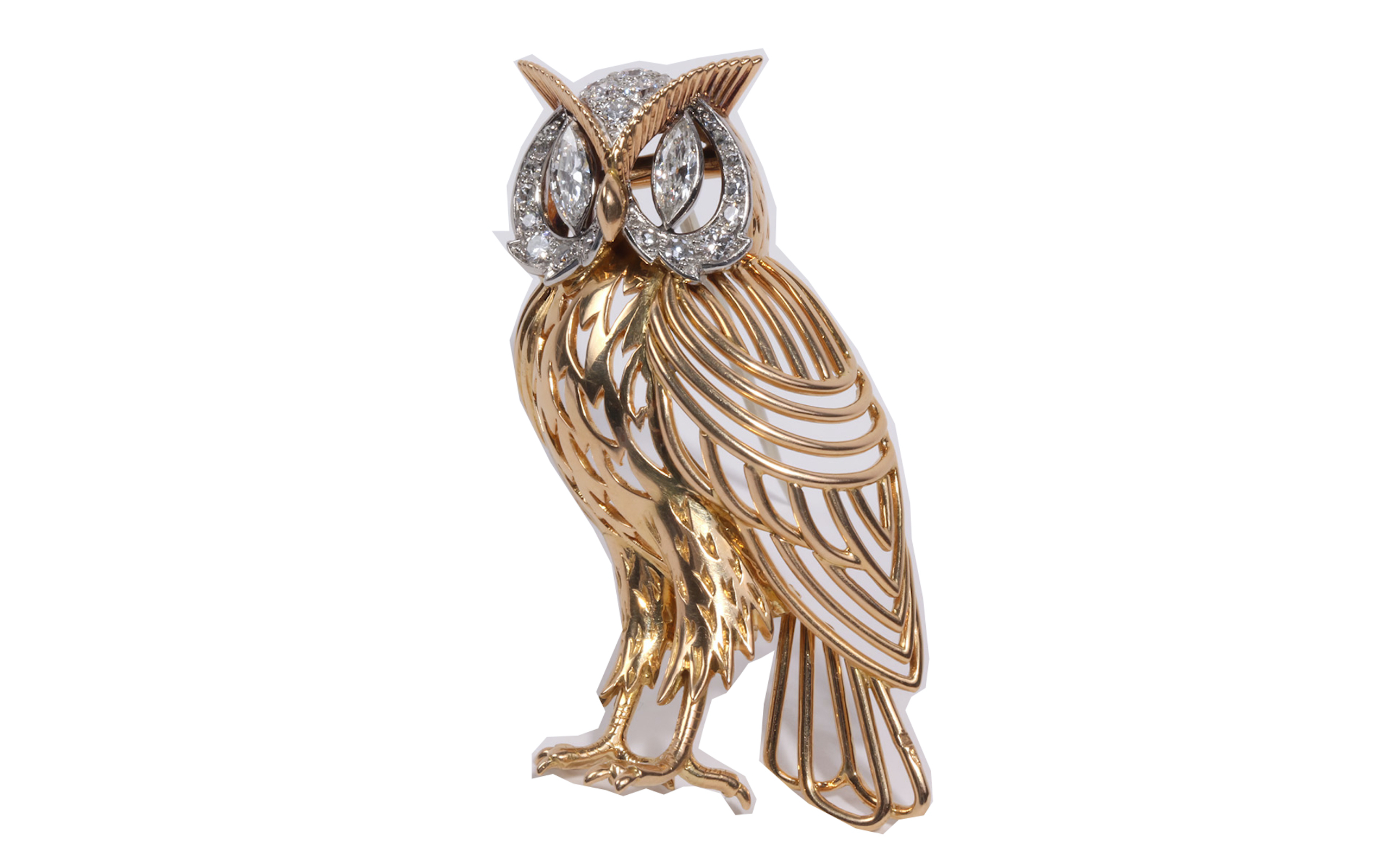 Broche-hibou