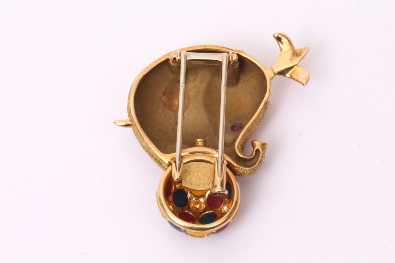 Broche Éléphant SHALALA En Métal Argenté - Bijou Décoratif - Neuf Avec Étiquettes